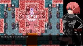 Gehenna [ FUTANARI HENTAI Game ] Ep.14 FUTA penis grow and full latex bodysuit with blindfold !