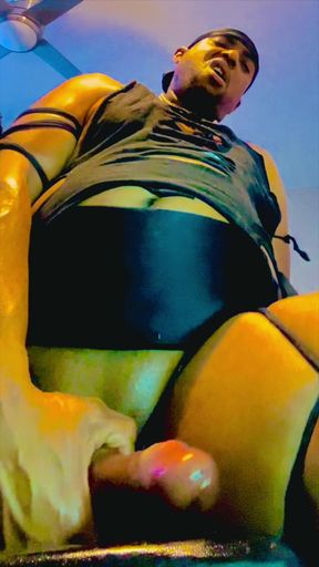 Black sissy ball drainer 10