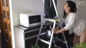 Sneaky Housewife Gets Fucked Right Next to Unaware Husband