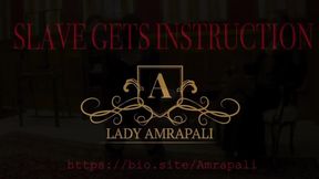 SLAVE GETS INSTRUCTION Total lenghts 6:19 minutes  Lady Amrapali