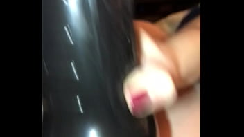 Horny girlfriend gets off fucking his cock with the new fleshlight she bought him