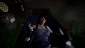 Jill Post Apocalypse Fucking in a Car in POV | Resident Evil Porn Parody