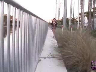 Nervous Kelly Klass Bares All in Public in Tampa