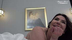 behind the scenes of bbw josephine james gives rimjob before anal