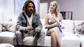 ”Blonde teen barista banged by a lying musician on her Bday”