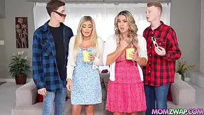 Vivianne De Silva And Misty Meaner - Two Busty Stepmoms And Dped By Their Own Stepsons