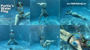 017-Portia's Water Play: Microkini Meets "The Hose"