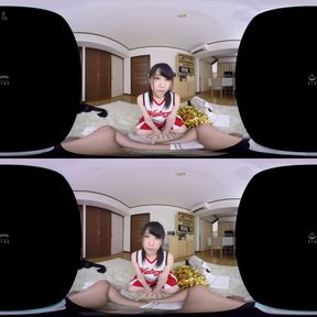 Cheerleader stepsister whispers naughty words to lift your spirits with steamy VR action