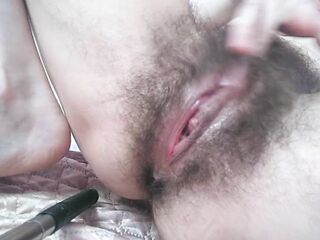 Russian milf cums several times