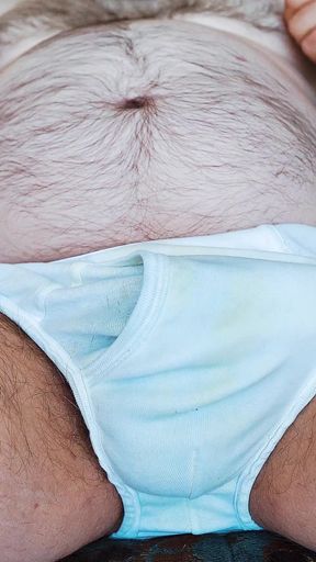 Stepdaddy Bear Jacking off with a Tenga Fleshlight and Explodes