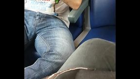 He caught me in the train, yeah i had the flashlight on :D