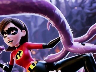 Superhero Ladyboy on a Bawdy Mission – Stuffed with Knobs in Each Gap & Double Penetration