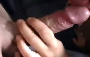 Miss blue eyes gives a bj