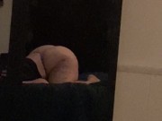 chubby trans jiggling ass