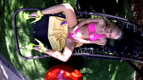 Bombshell blonde Alix Lynx banged with a passion