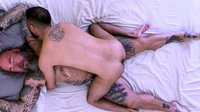 sensual raw fucking with jason collins and pup hades 2!