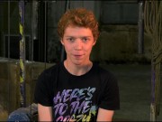 Ginger twink submits to bondage and nipple torment