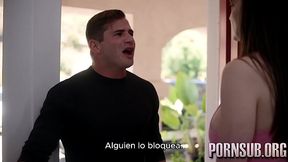 Lonely MILF seduces stepson with big tits