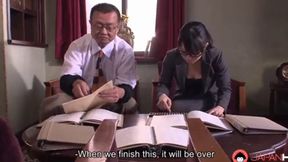 Kana's Wet Office Encounter Ends with a Satisfying Creampie