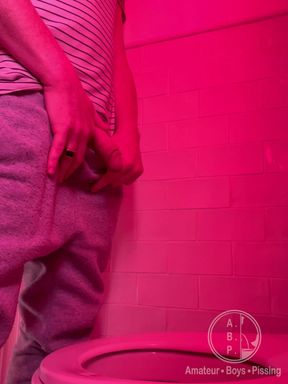 Amateur Sports Boy Caught Peeing