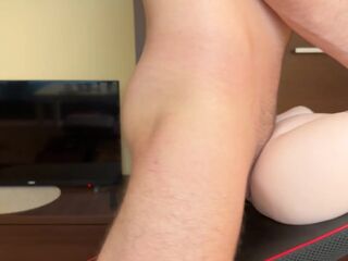 Sex Doll Creampie while Moaning Loud and Dirty Talking to Intense Shaking Orgasm - fap2it