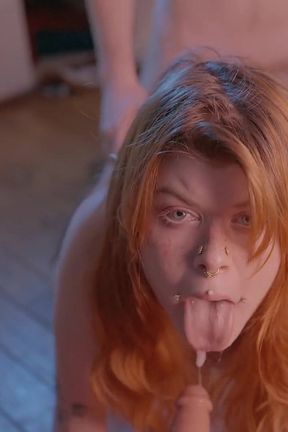 Redhead Sex Slave, He Does What He Wants!