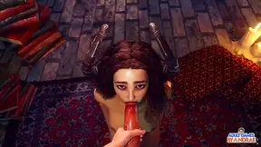 Lilys Hot Blowjob Fantasy on a Moving Train – Wild Hentai Encounter