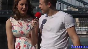 Hot British MILF in stockings gets pussy pounded