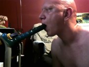 piggy blowjob deepthroat practice 9/6/18