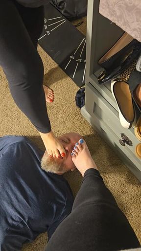 Humiliated with feet!