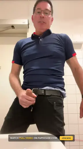 I Got Horny so I Jerked-off in the Public Restroom