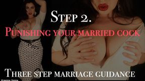 Three Step Marriage Guidance! Step 2 - Punishing your married cock with firm squeezing and over edging!