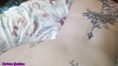 Curious goddess stuffed with a big BBC and devours her steppie raw
