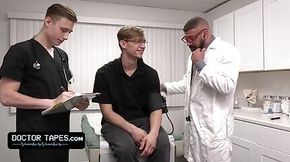 Muscular Doctor And His Assistant Deliver Special Anal Treatment To Sexy Patient