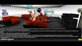 IMVU Stars Collide in Cosmic 3D Hentai Triple Encounter