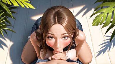 Brown Haired Chick Gushing Choked Hard On Vacation Ai Anal Big Tits Cartoon HD Porn