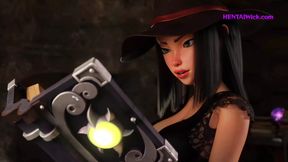 Magic gets Dirty too...First Anal Try for Perv Magician Babe - HQ Exclusive Animation