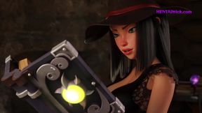 Magic gets Dirty too...First Anal Try for Perv Magician Babe - HQ Exclusive Animation