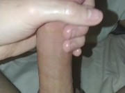 Lots of precum and cum twice