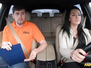 Amateur czech student driver doll fucked on backseat