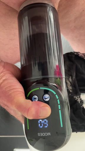 Masturbator and panties