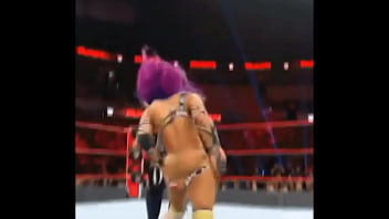 Sasha Banks wardrobe malfunction.