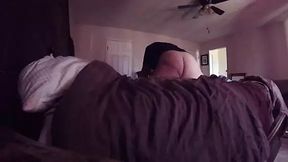 On my belly getting creampied