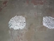 Tinfoil Balls Crushed by Male Crusher 89kg Trample