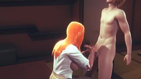 Hentai Uncensored 3D - Ran Handjob - Japanese Asian Manga Anime Film Game Porn