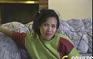 ED POWERS - This hot little Asian can't get enough of Ed's cock