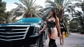 Angela White Sucks and Fucks Nicole Doshi in Steamy Scene