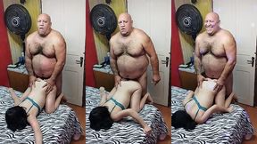 branquinha adora trepar com esse coroa ela sempre adora repetir