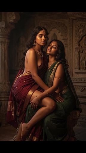 Curvy Indian lesbians explore their desires