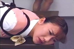 Japanese Office Lady Bondge Bukkake